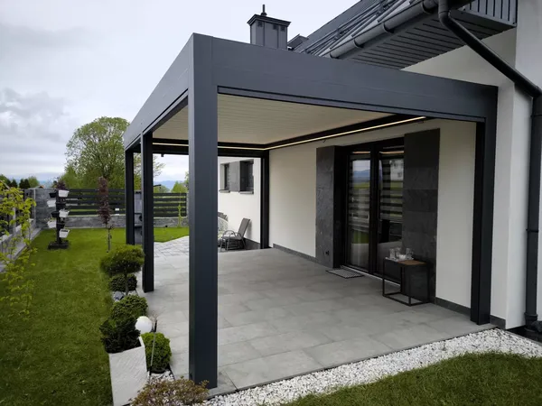Pergola lamelowa Toscana – realizacja 1