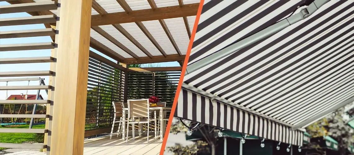 Jakie zadaszenie tarasu będzie najlepsze — pergola, markiza a może stała konstrukcja z drewna?